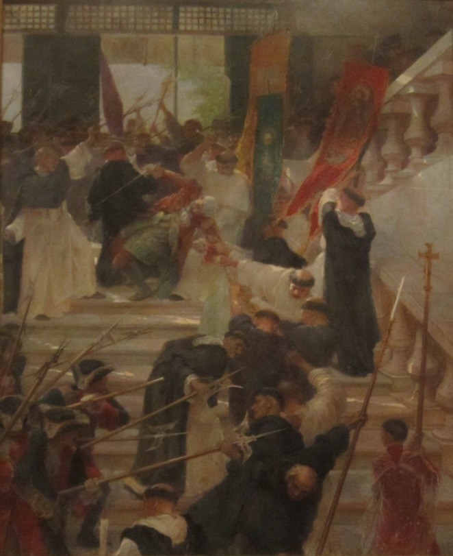 "The Assassination of Governor Bustamante" by Felix Resurreccion Hidalgo